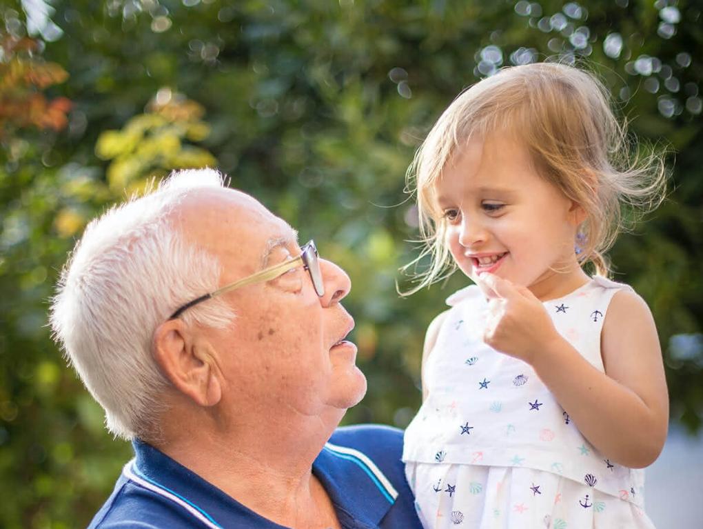 Jung und alt gemeinsam